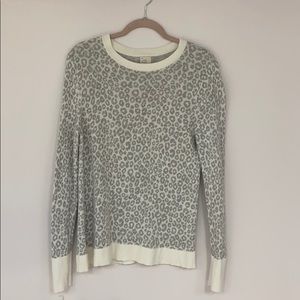 A new day. Leopard sweater